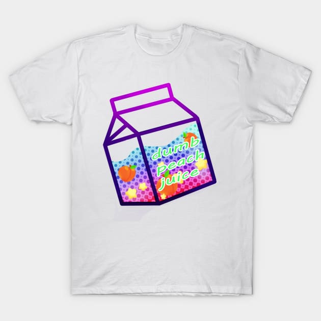 Dumb Peach juice T-Shirt by JessicaMarieH